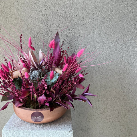 Shades of Happiness Dried Flower Arrangement 