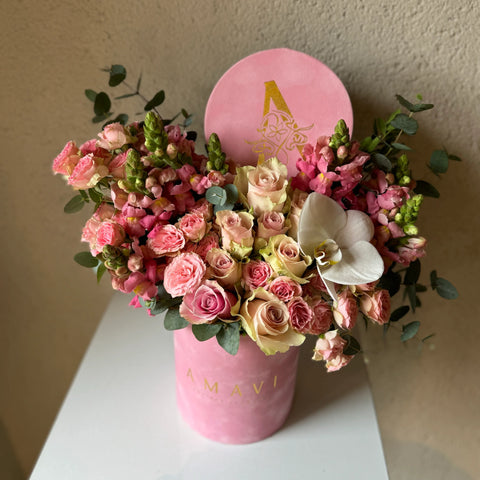 Dreamland Pink Mini Velvet Box