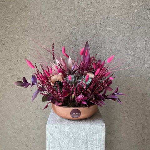 Shades of Happiness Dried Flower Arrangement 